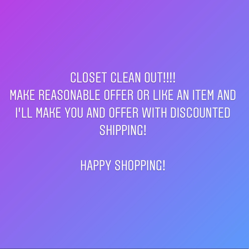 CLOSET CLEAN OUT!!!!!